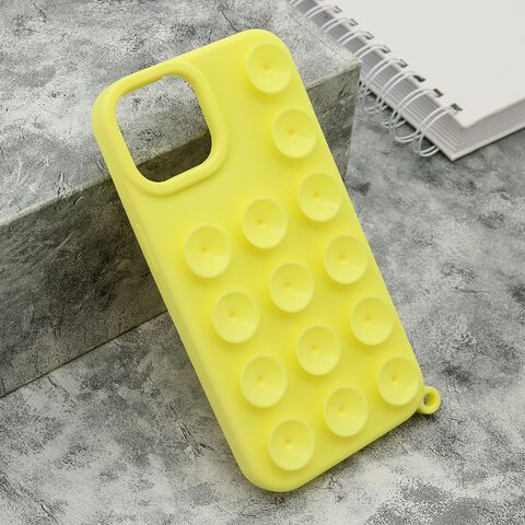 Zastitna maska (futrola) OCTOBUDDY - iPhone 15 zuta (MS).