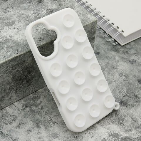 Zastitna maska (futrola) OCTOBUDDY - iPhone 16 (6.1) bela (MS).