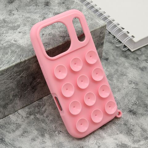 Zastitna maska (futrola) OCTOBUDDY - iPhone 17 Pro roze (MS).
