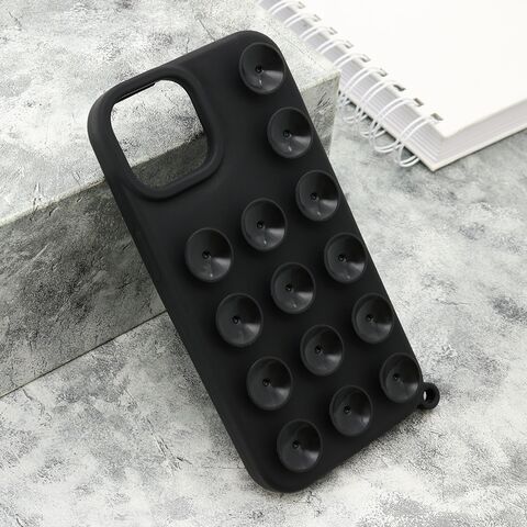 Zastitna maska (futrola) OCTOBUDDY - iPhone 15 crna (MS).