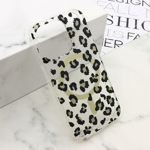 Zastitna maska (futrola) LEOPARD MagSafe - iPhone 15 Pro (6.1) crna (MS).