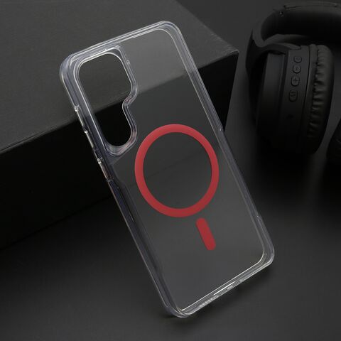 Zastitna maska (futrola) AURA MagSafe - Samsung S721B Galaxy S24 FE crvena (MS).