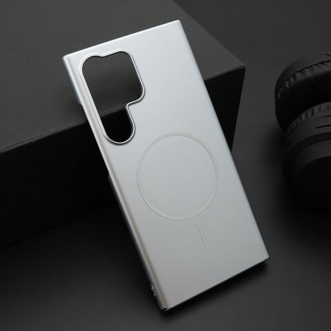 Zastitna maska (futrola) PURE mat MagSafe - Samsung S928 Galaxy S24 Ultra 5G srebrna (MS).