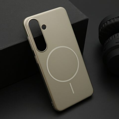 Zastitna maska (futrola) PURE mat MagSafe - Samsung S921 Galaxy S24 5G zlatna (MS).