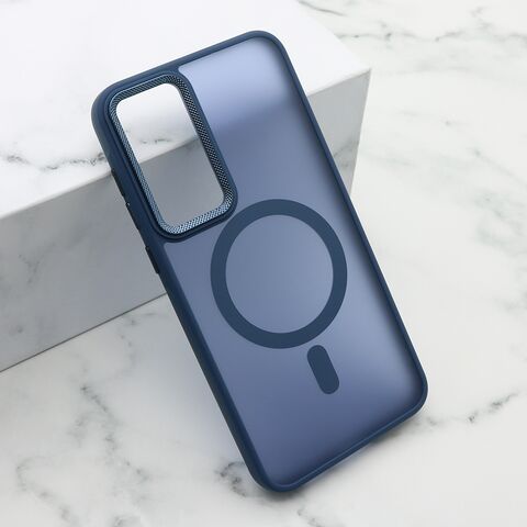 Zastitna maska (futrola) SILKY MAGSAFE II - Samsung A556 Galaxy A55 5G plava (MS).