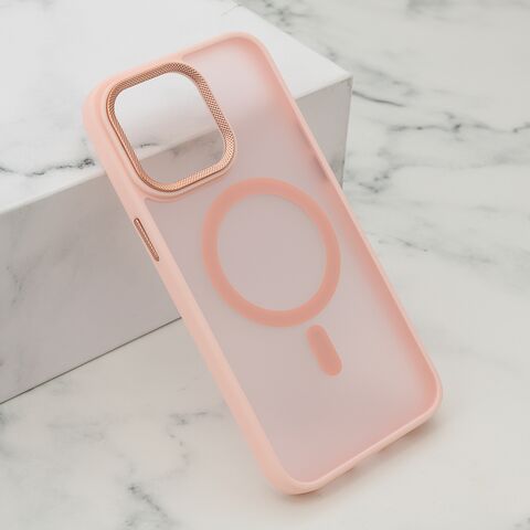 Zastitna maska (futrola) SILKY MAGSAFE II - iPhone 15 Pro Max (6.7) pink (MS).