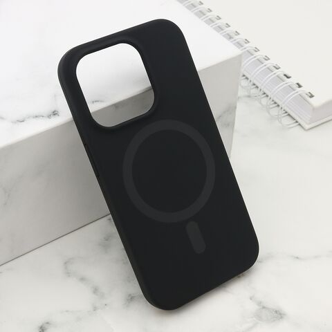 Zastitna maska (futrola) PURE MagSafe - iPhone 15 Pro Max (6.7) crna (MS).