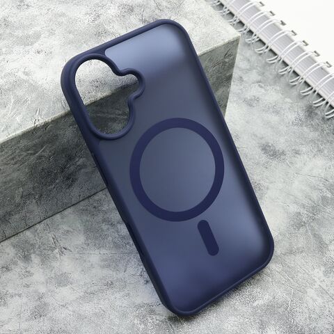 Zastitna maska (futrola) SILKY MagSafe mat - iPhone 17 plava (MS).