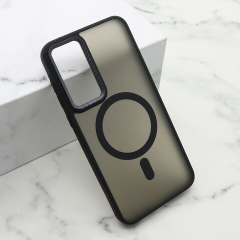 Zastitna maska (futrola) SILKY MAGSAFE II - Samsung A556 Galaxy A55 5G crna (MS).