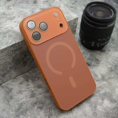 Zastitna maska (futrola) PASTELPOP MagSafe - iPhone 17 Pro Max (6.9) narandzasta (MS).