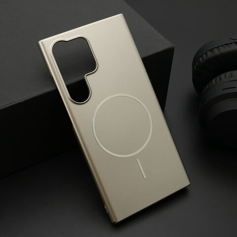 Zastitna maska (futrola) PURE mat MagSafe - Samsung S928 Galaxy S24 Ultra 5G zlatna (MS).