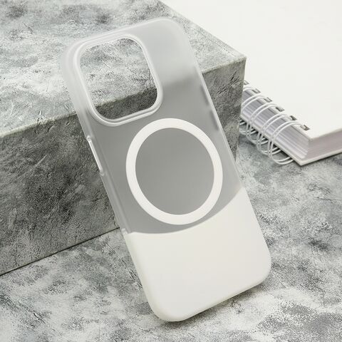 Zastitna maska (futrola) PUZZLE - iPhone 15 Pro (6.1) bela (MS).