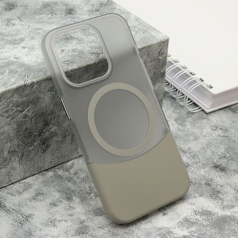 Zastitna maska (futrola) PUZZLE - iPhone 15 Pro (6.1) siva (MS).