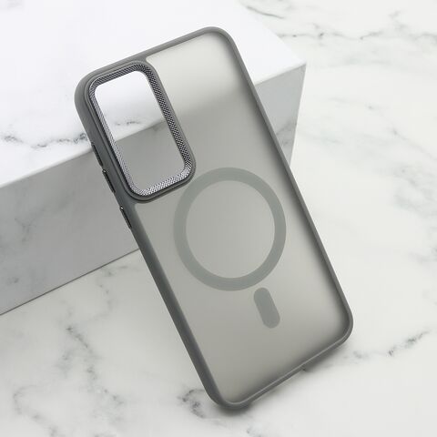 Zastitna maska (futrola) SILKY MAGSAFE II - Samsung A556 Galaxy A55 5G siva (MS).