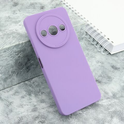 Zastitna silikonska maska (futrola) Pro Camera - Xiaomi Redmi A3/A3x ljubicasta (MS).