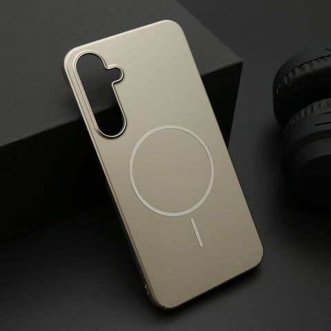 Zastitna maska (futrola) PURE mat MagSafe - Samsung A556 Galaxy A55 5G zlatna (MS).