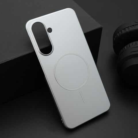 Zastitna maska (futrola) PURE mat MagSafe - Samsung A266 Galaxy A26 5G srebrna (MS).