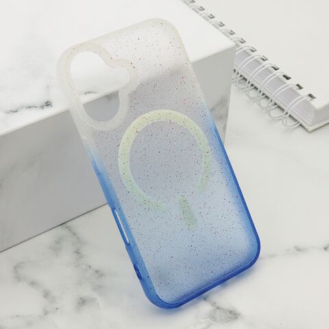 Zastitna maska (futrola) Starlight MagSafe - iPhone 16 (6.1) plava (MS).