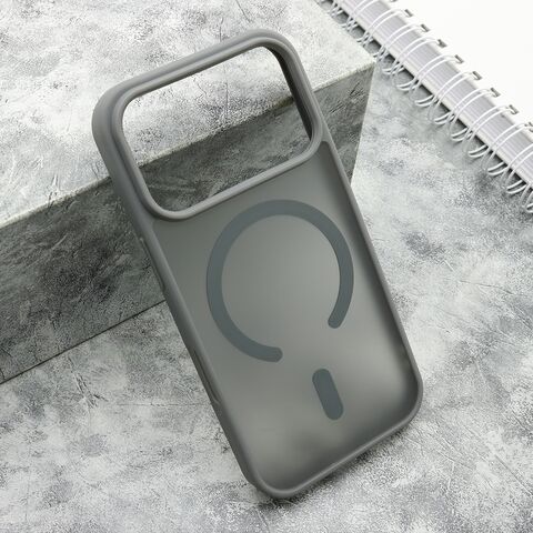 Zastitna maska (futrola) SILKY MagSafe mat - iPhone 17 Pro siva (MS).