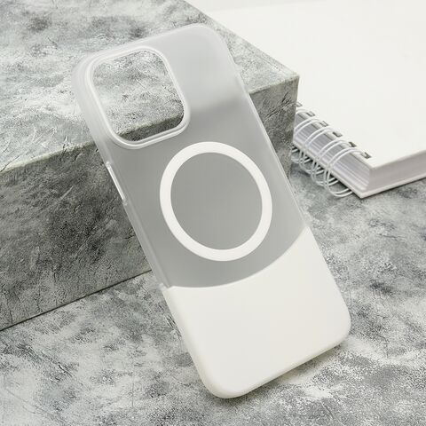 Zastitna maska (futrola) PUZZLE - iPhone 15 Pro Max (6.7) bela (MS).