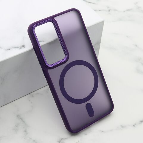 Zastitna maska (futrola) SILKY MAGSAFE II - Samsung S921 Galaxy S24 5G ljubicasta (MS).