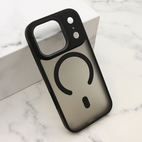 Zastitna maska (futrola) SILKY MagSafe II - iPhone 17 Pro crna (MS).