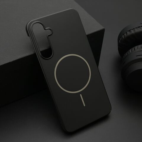 Zastitna maska (futrola) PURE mat MagSafe - Samsung A556 Galaxy A55 5G crna (MS).