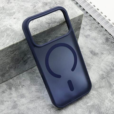 Zastitna maska (futrola) SILKY MagSafe mat - iPhone 17 Pro plava (MS).