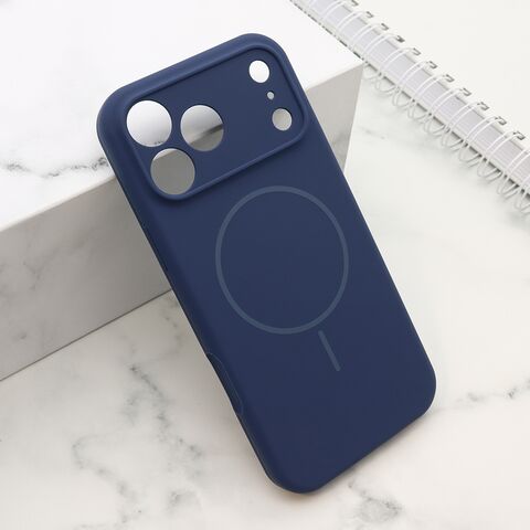 Zastitna maska (futrola) PURE MagSafe - iPhone 17 Pro Max (6.9) tamno plava (MS).