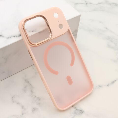 Zastitna maska (futrola) SILKY MagSafe II - iPhone 17 Pro Max (6.9) roze (MS).