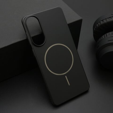 Zastitna maska (futrola) PURE mat MagSafe - Samsung S937 Galaxy S25 Edge 5G crna (MS).