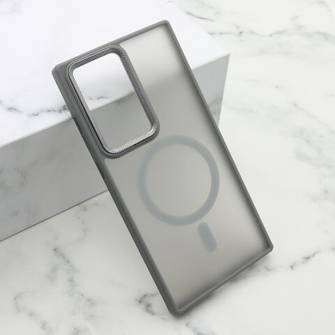 Zastitna maska (futrola) SILKY MAGSAFE II - Samsung Galaxy S23 Ultra siva (MS).