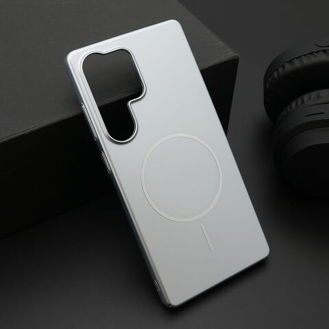 Zastitna maska (futrola) PURE mat MagSafe - Samsung S938 Galaxy S25 Ultra 5G srebrna (MS).