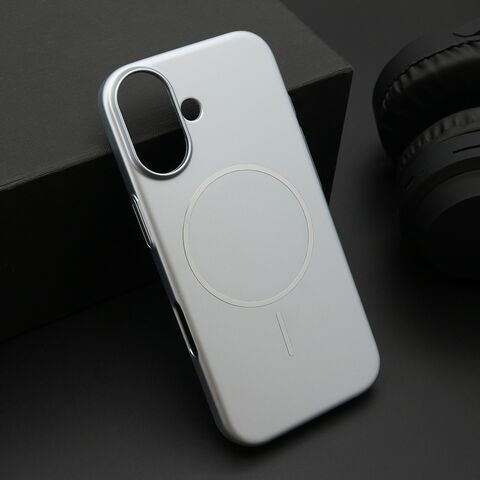 Zastitna maska (futrola) PURE mat MagSafe - iPhone 17 srebrna (MS).