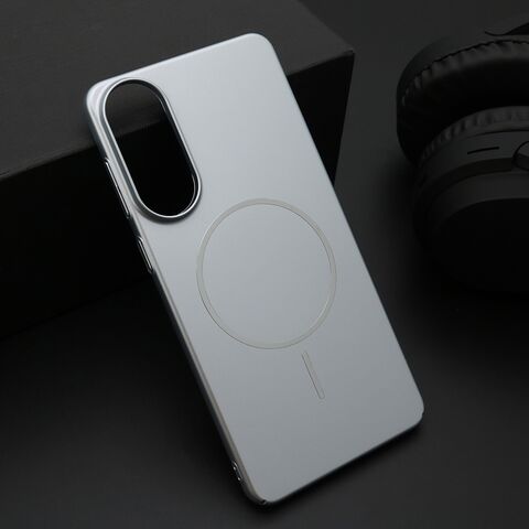 Zastitna maska (futrola) PURE mat MagSafe - Samsung S937 Galaxy S25 Edge 5G srebrna (MS).