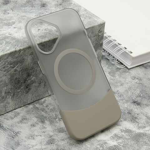 Zastitna maska (futrola) PUZZLE - iphone 16 (6.1) siva (MS).