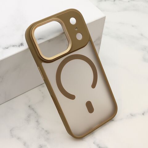 Zastitna maska (futrola) SILKY MagSafe II - iPhone 17 Pro zlatna (MS).