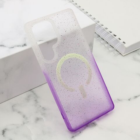 Zastitna maska (futrola) Starlight MagSafe - Samsung S938 Galaxy S25 Ultra 5G ljubicasta (MS).