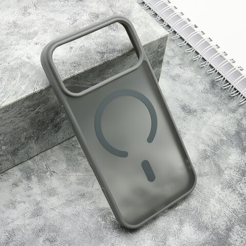 Zastitna maska (futrola) SILKY MagSafe mat - iphone 17 Pro Max (6.9) siva (MS).