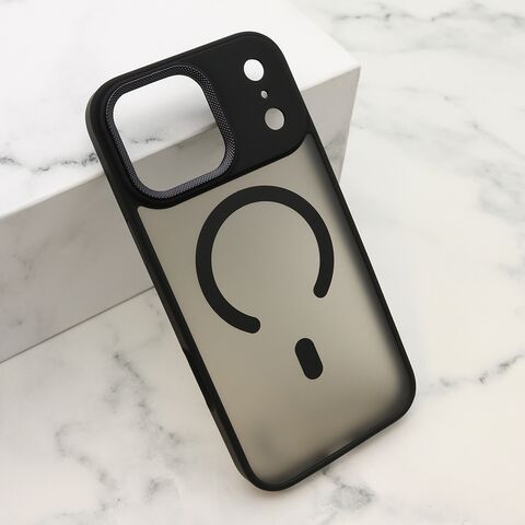 Zastitna maska (futrola) SILKY MagSafe II - iPhone 17 Pro Max (6.9) crna (MS).