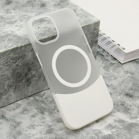 Zastitna maska (futrola) PUZZLE - iPhone 15 bela (MS).