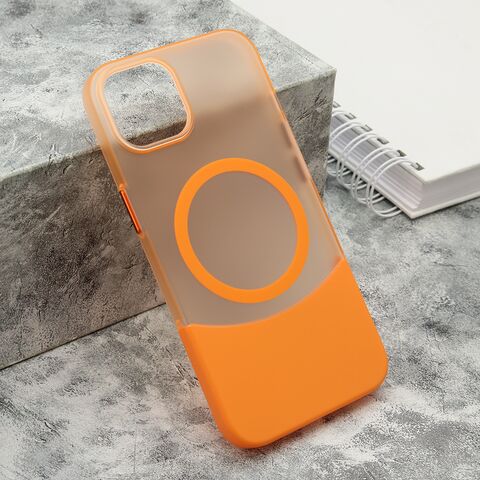 Zastitna maska (futrola) PUZZLE - iPhone 13 (6.1) narandzasta (MS).