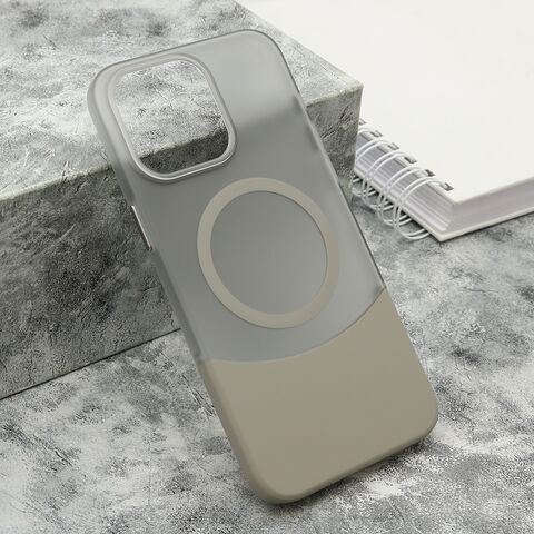 Zastitna maska (futrola) PUZZLE - iPhone 15 Pro Max (6.7) siva (MS).