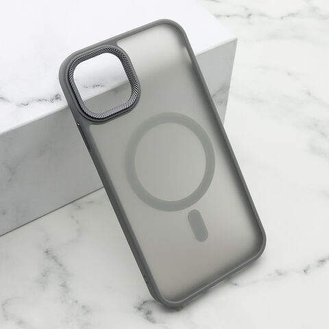 Zastitna maska (futrola) SILKY MAGSAFE II - iPhone 11 (6.1) siva (MS).