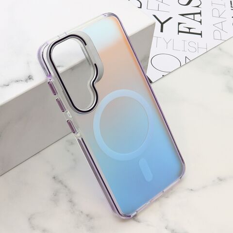 Zastitna maska (futrola) SUNSET MagSafe - Samsung S921 Galaxy S24 5G ljubicasta (MS).