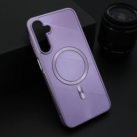 Zastitna maska (futrola) ZEN SHIELD MagSafe - Samsung A256 Galaxy A25 5G ljubicasta (MS).