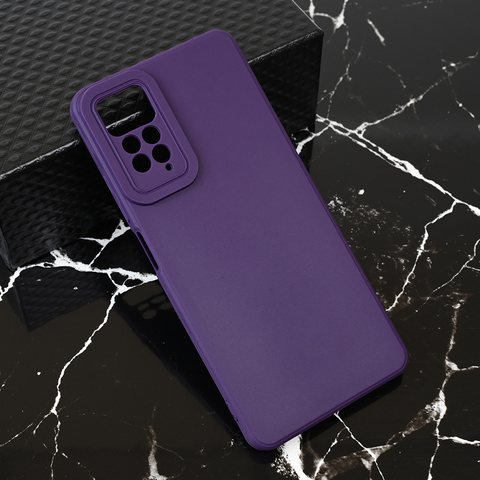 Zastitna maska (futrola) Teracell Giulietta - Xiaomi Redmi Note 11 Pro 4G/5G/Note 12 Pro 4G (EU) mat tamno ljubicasta.