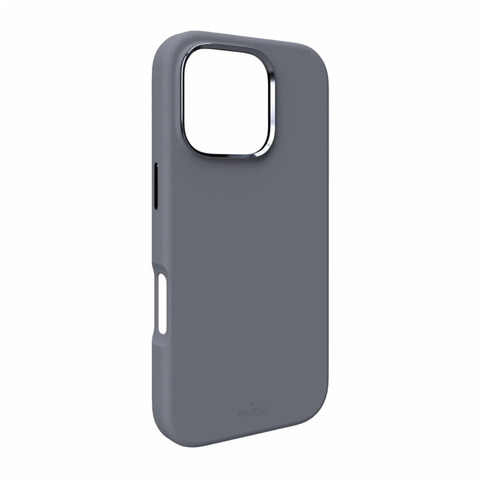 Zastitna maska (futrola) Puro ICON MAG PRO - iPhone 16 Pro tamno siva.