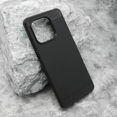 Zastitna silikonska maska (futrola) BRUSHED - Huawei Honor X5c/X5c Plus crna (MS).