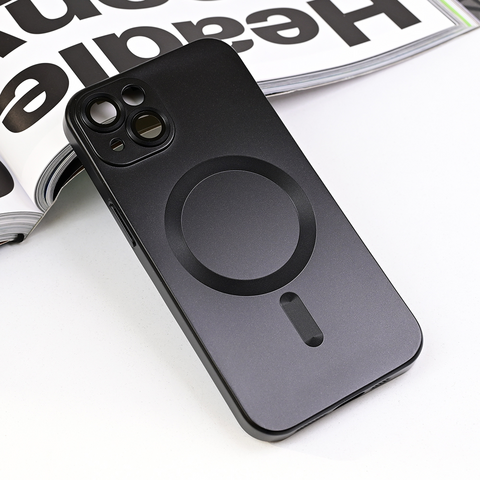 Zastitna maska (futrola) Magsafe Chrome - iPhone 13 crna.